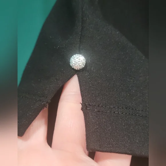 The Limited Classic Black Mini Dress With Diamonds On Sleeves Size 4. NWT - Picture 3 of 9